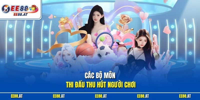 Các bộ môn thi đấu thu hút người chơi