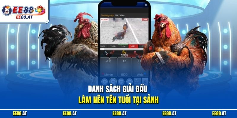 Danh sách giải đấu làm nên tên tuổi tại sảnh