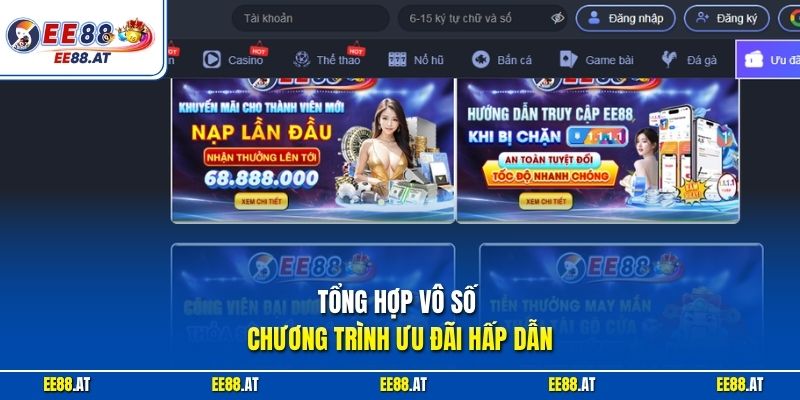 Tổng hợp vô số chương trình ưu đãi hấp dẫn
